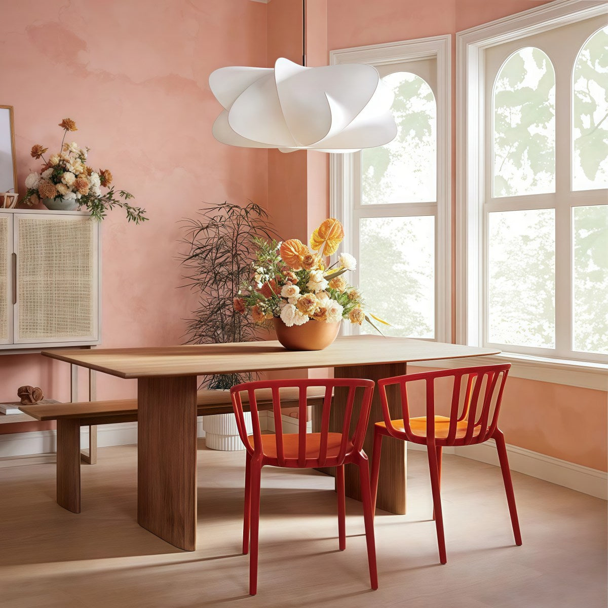 Modern Cirrus Cocoon Pendant Light – Silk Cloud Lamp in Wabi Sabi Style